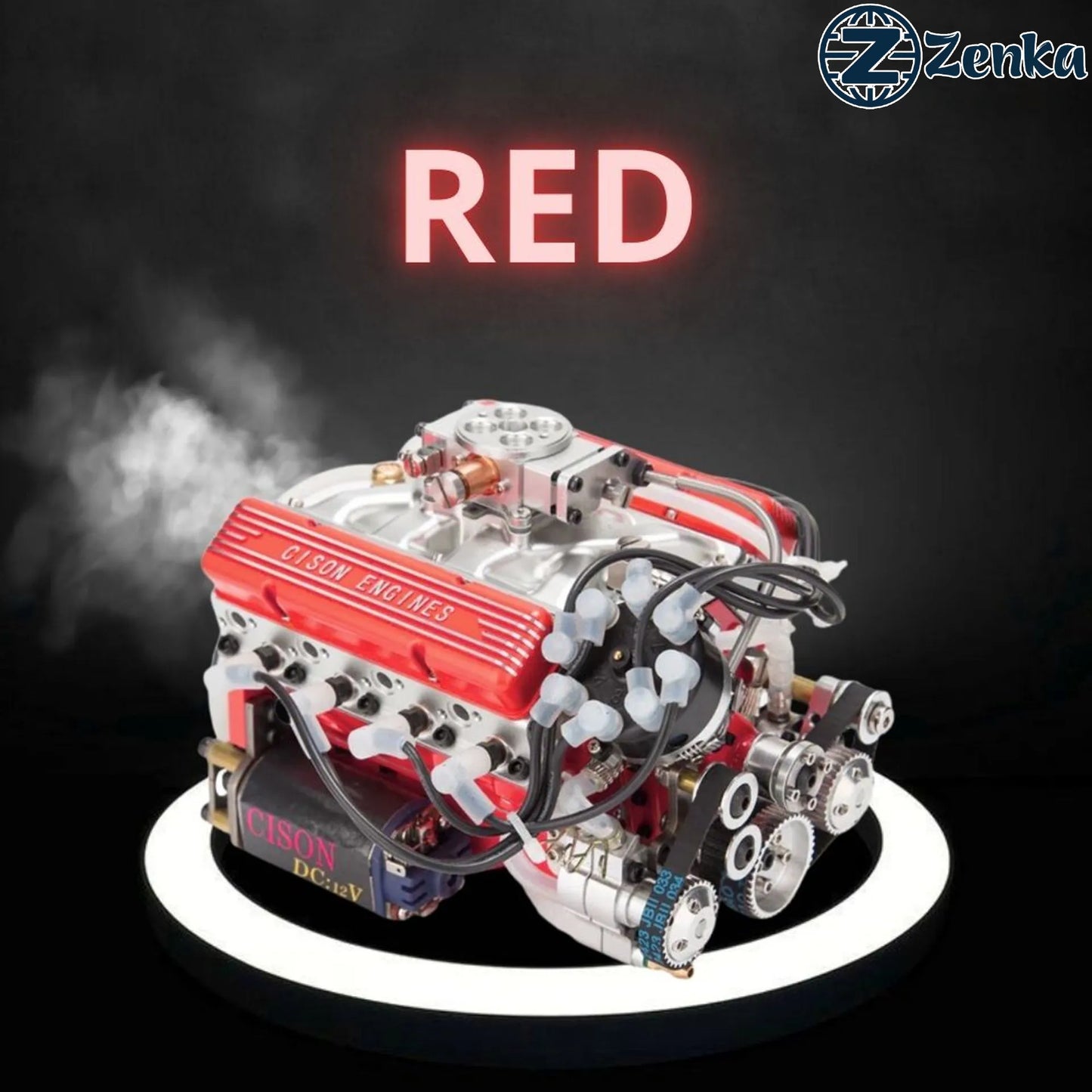 Gasoline OHV V8 Small-block Engine Model Kits