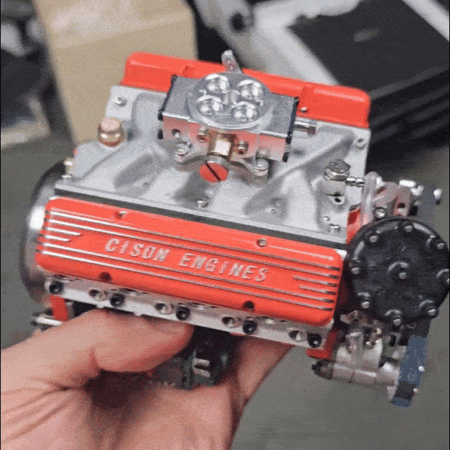 Gasoline OHV V8 Small-block Engine Model Kits