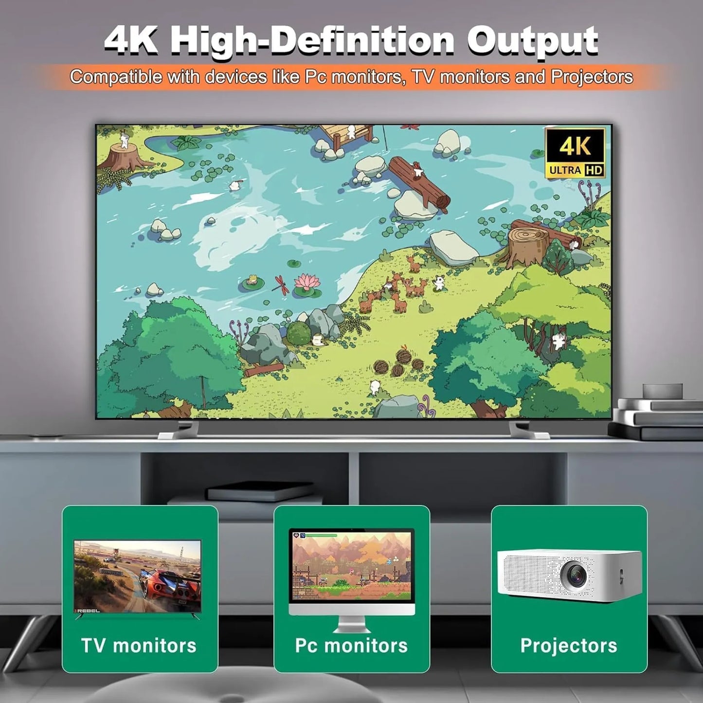 New Wireless Console Retro Stick Game