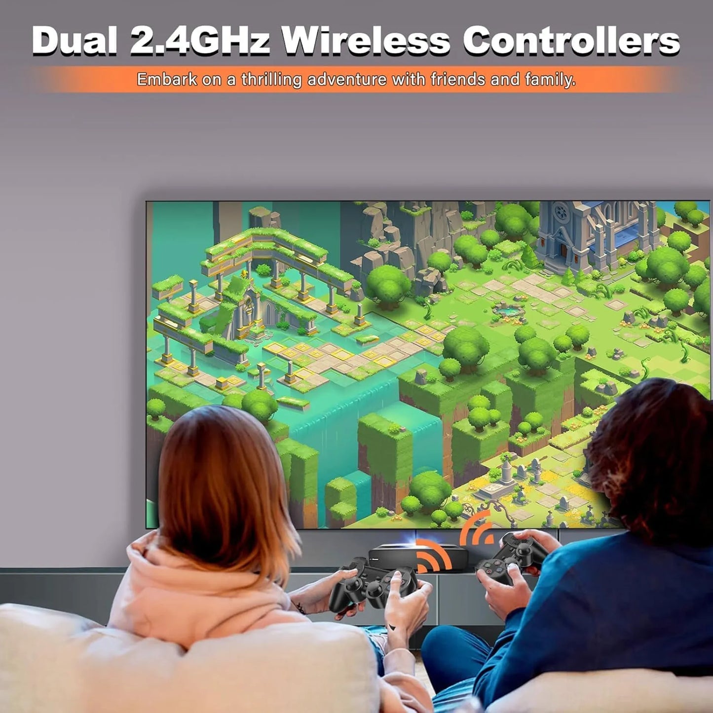 New Wireless Console Retro Stick Game