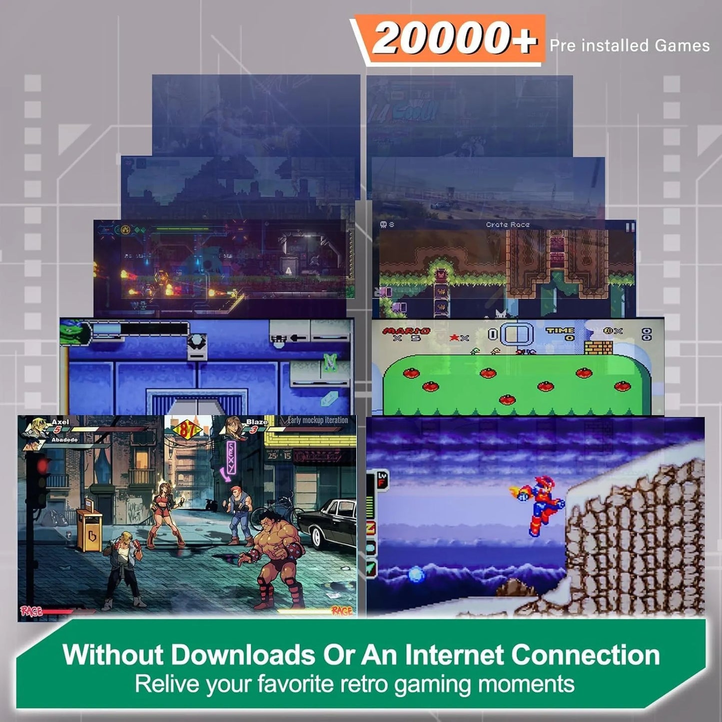 New Wireless Console Retro Stick Game
